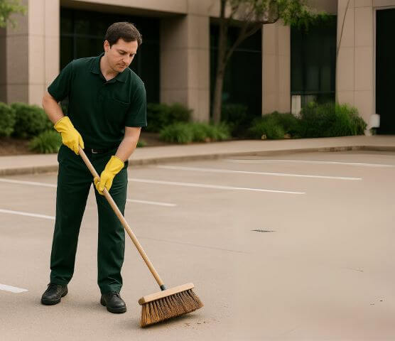 Parking Lot Cleaning
